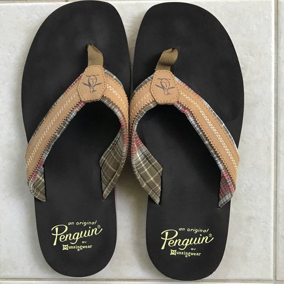 original penguin flip flops